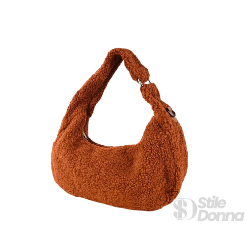 borsa-hobo-in-finta-pelle-di-pecora-ruggine-a-tracolla-stile-121 - Stile Donna Bags