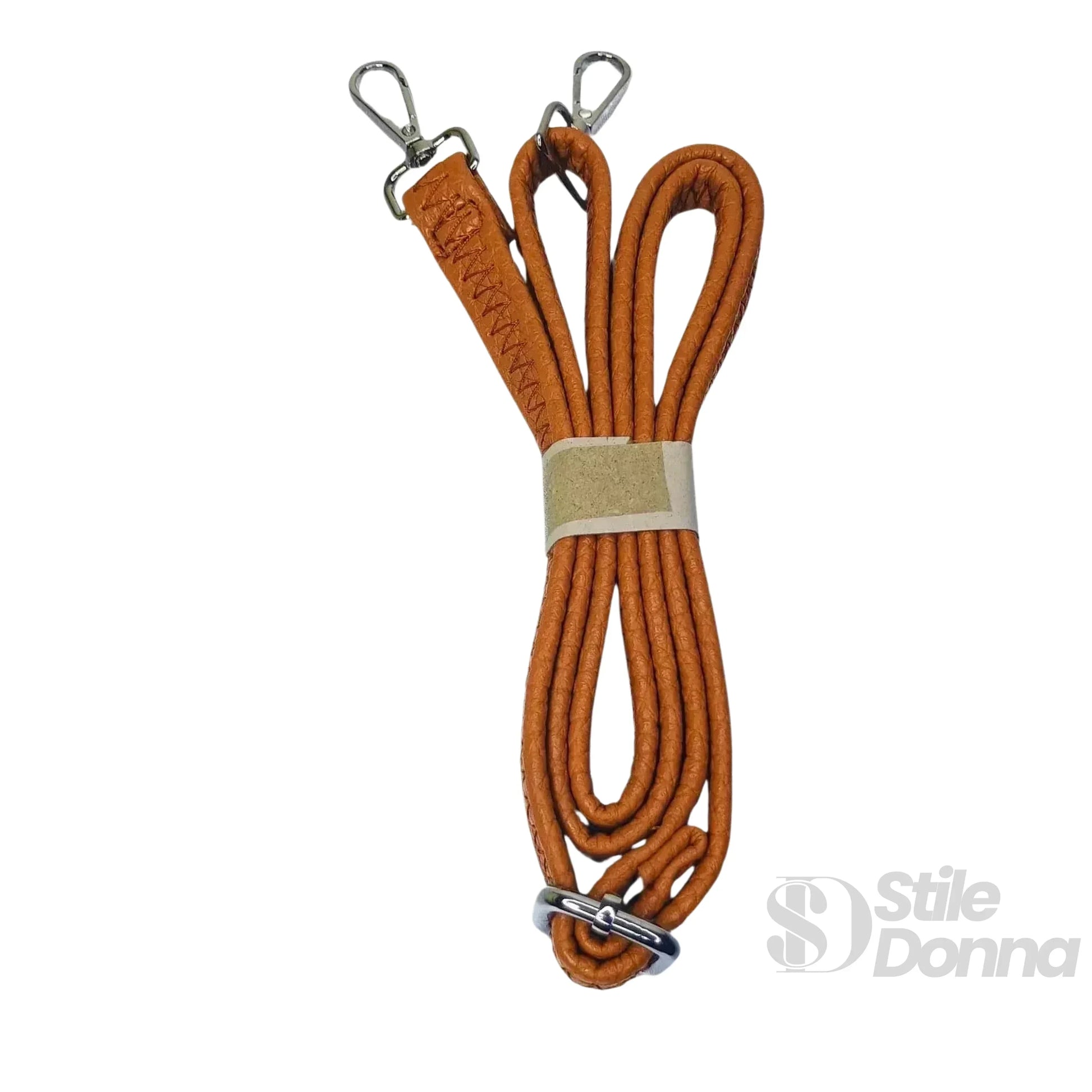 Borsa Hobo In Ecopelle Marrone Con Chiusura A Zip Tracoll… | Prospettiva indossata | ecopelle | Marrone