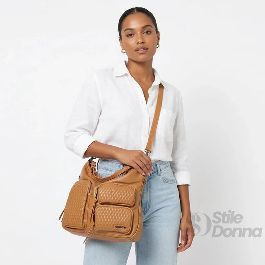 borsa-hobo-in-pelle-pu-da-donna-valentini-a-mano-tracolla-trapuntata-375 - Stile Donna Bags