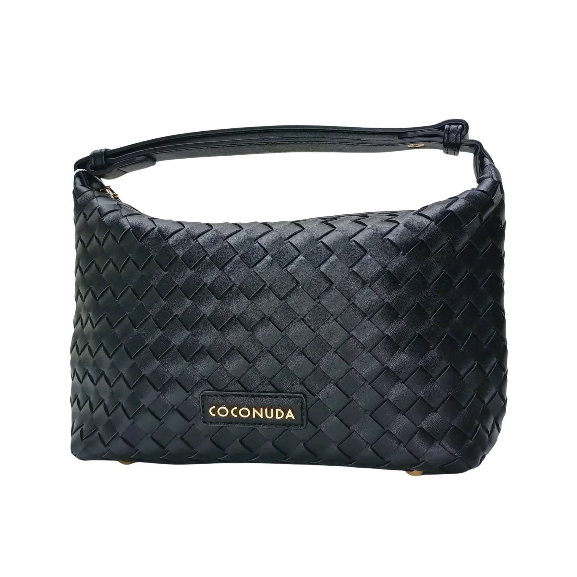 borsa-in-pelle-intrecciata-coconuda-con-manico-a-tracolla-809 - Stile Donna Bags