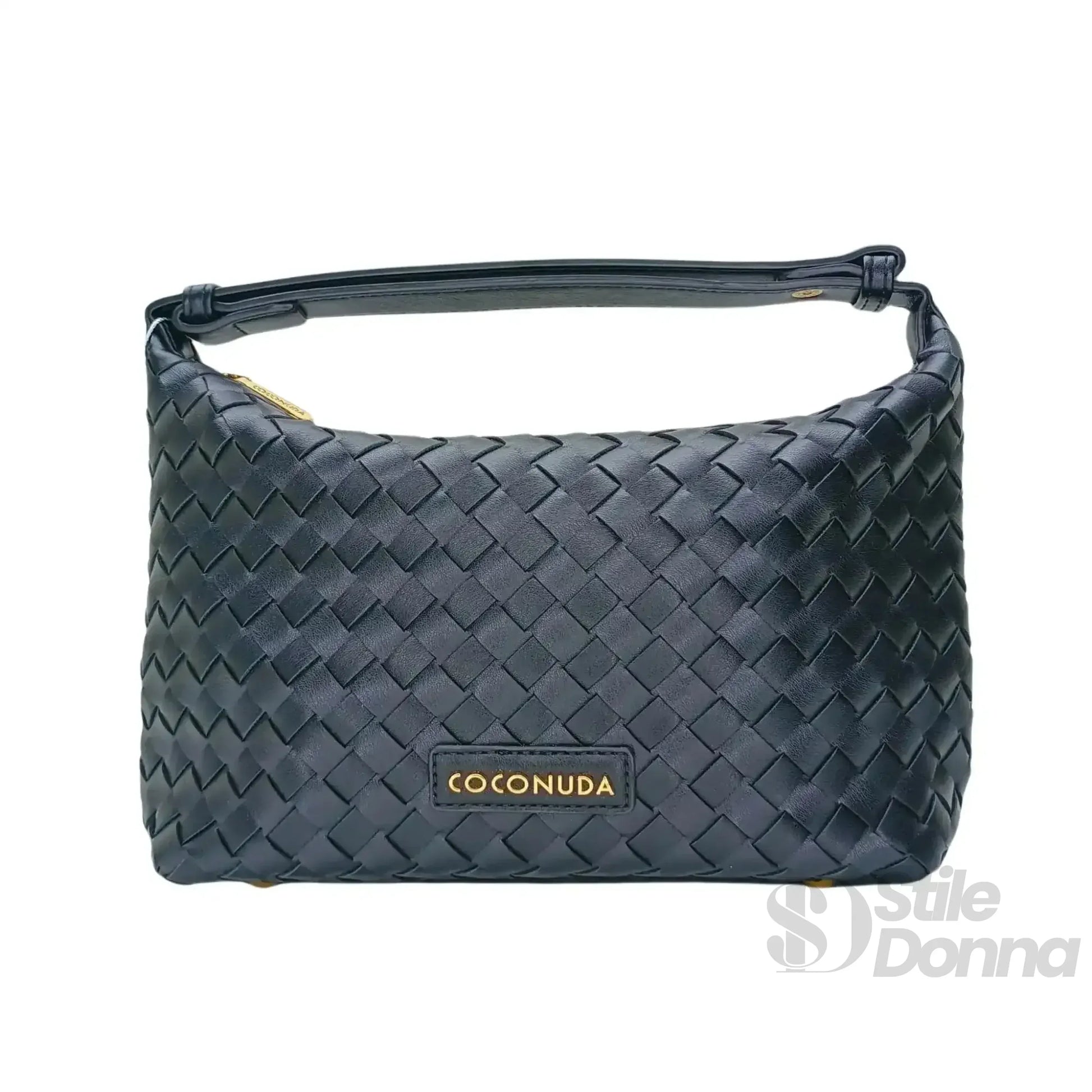 borsa-in-pelle-intrecciata-coconuda-con-manico-a-tracolla-910 - Stile Donna Bags