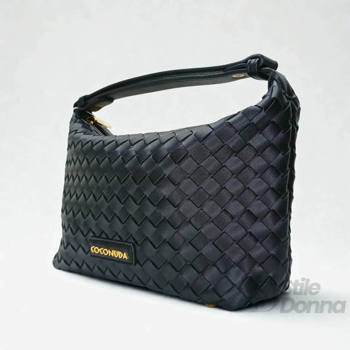 Coconuda Borsa Intrecciata Ecopelle Con Manico | Vista aggiuntiva 12 | ecopelle | Nero