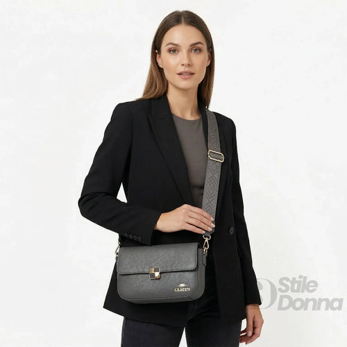 Charro Borsa In Pelle PU Crossbody Con Manico Rimovibile … | Vista laterale | ecopelle | Verde