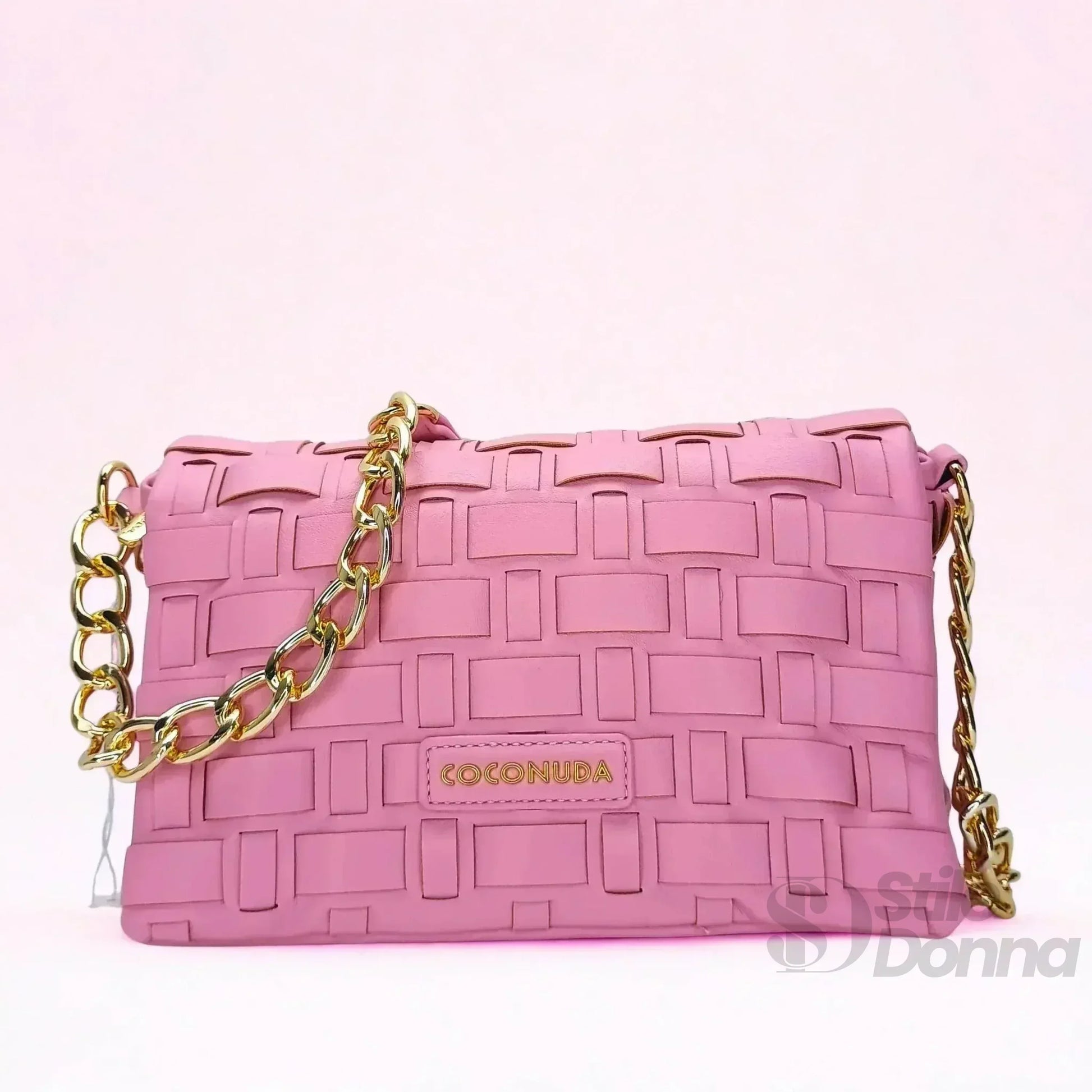 borsa-intrecciata-argento-coconuda-a-tracolla-pelle-179 - Stile Donna Bags