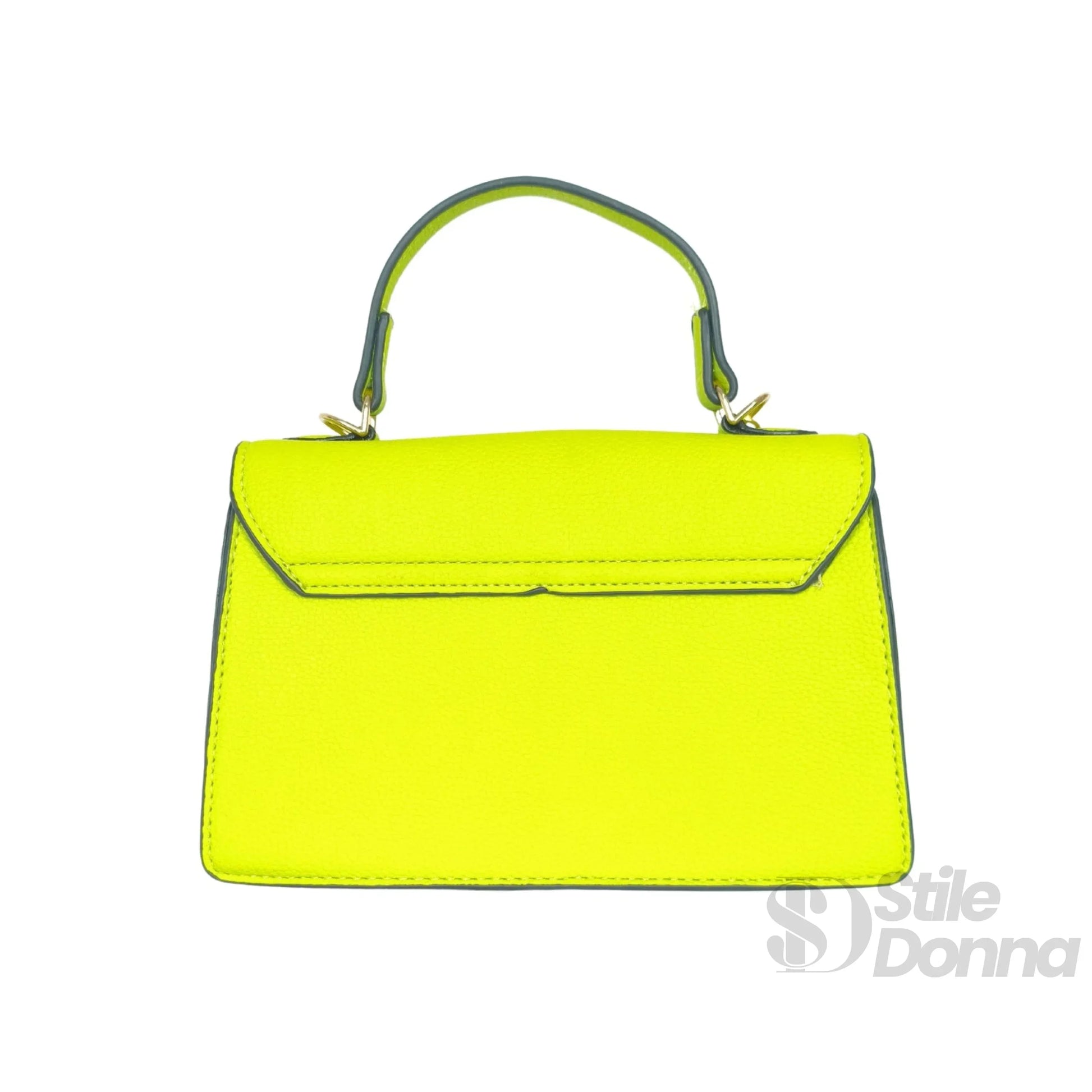 Borsa Mini Elegante In SimilPelle Verde Da Donna Con Dett… | Close-up chiusura | ecopelle | Verde
