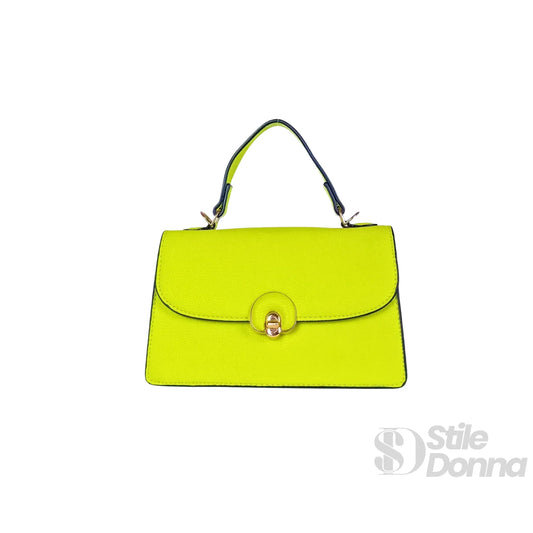 borsa-mini-elegante-in-pelle-verde-da-donna-a-mano-lime-340 - Stile Donna Bags