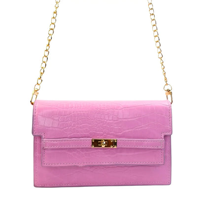 Borsa Portafoglio da Donna con tracolla a catena - SM-3516 - Stile Donna Bags