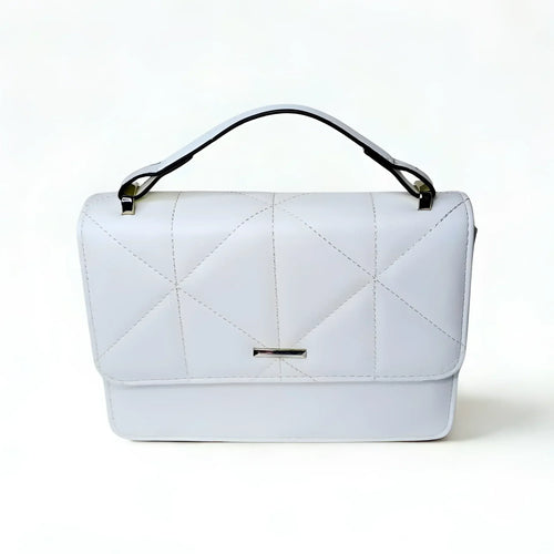 borsa-portatile-da-donna-in-pelle-bianca-dal-design-elegante-a-mano-294 - Stile Donna Bags