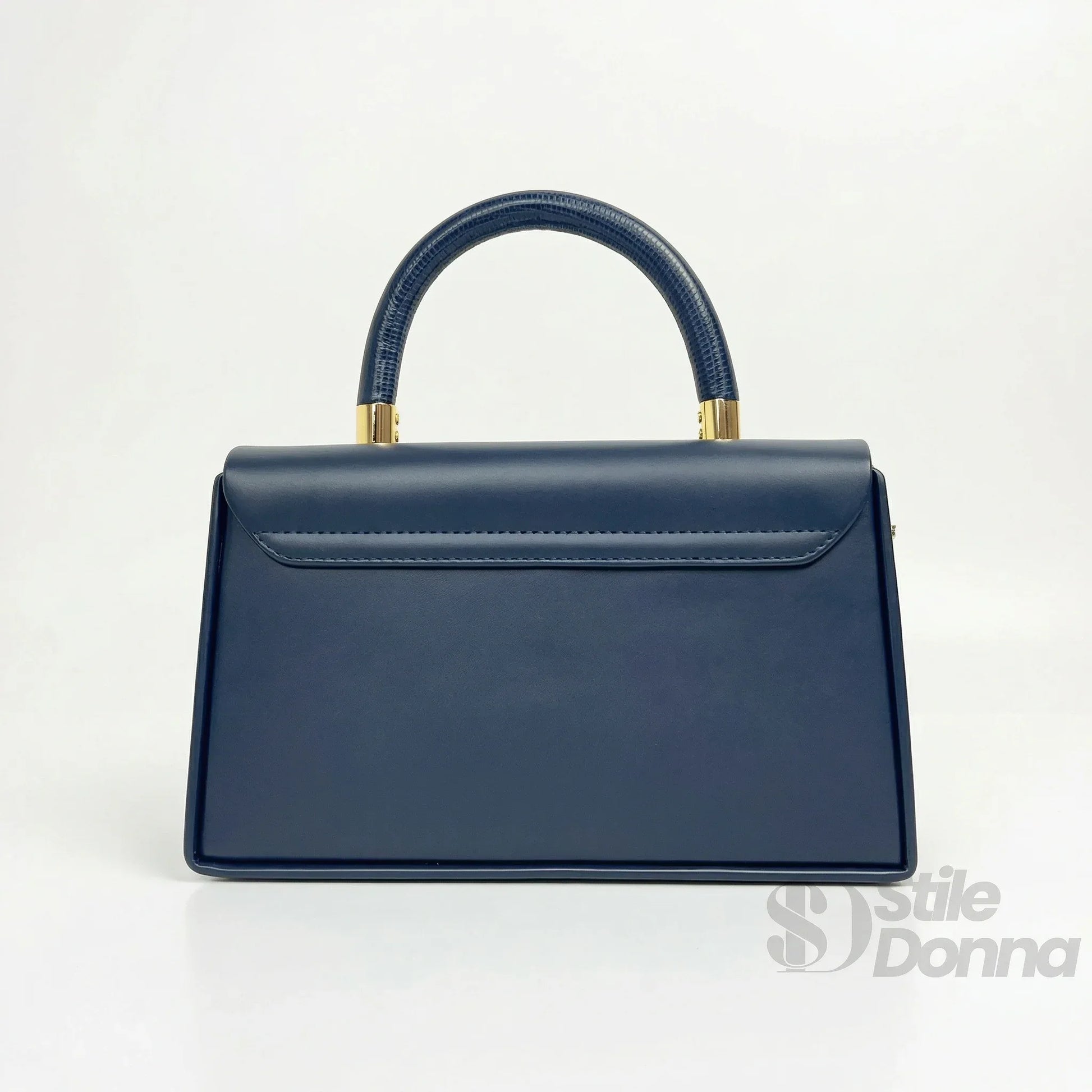 borsa-strutturata-classica-con-hardware-oro-a-mano-blu_202603281413 - Stile Donna Bags