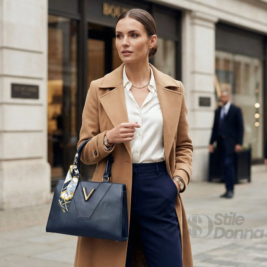 borsa-tote-blush-luxe-top-handle-in-pelle-con-sciarpa-blu-270 - Stile Donna Bags