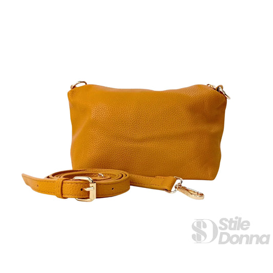 borsa-tote-valentini-sibi-in-pelle-giallo-senape-a-mano-tracolla-207 - Stile Donna Bags