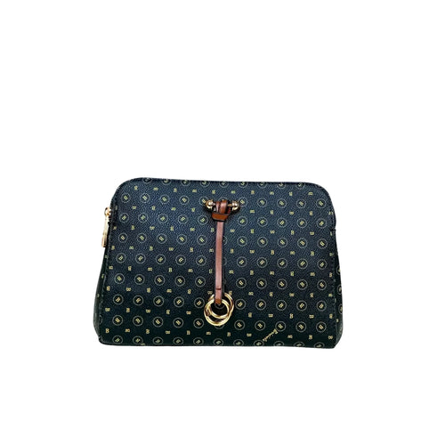 briciole-borsa-a-tracolla-da-donna-con-monogramma-mano-blu-369 - Stile Donna Bags