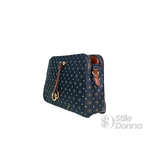 briciole-borsa-a-tracolla-da-donna-con-monogramma-mano-blu-619 - Stile Donna Bags