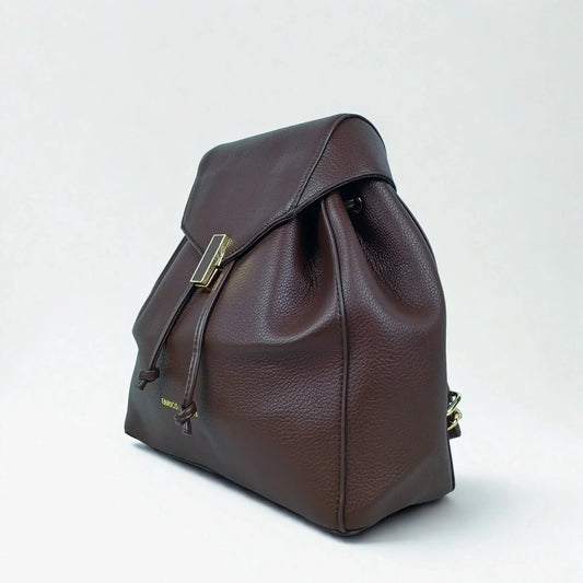 Brown Leather Backpack for Women MS-8289 - Stile Donna Bags