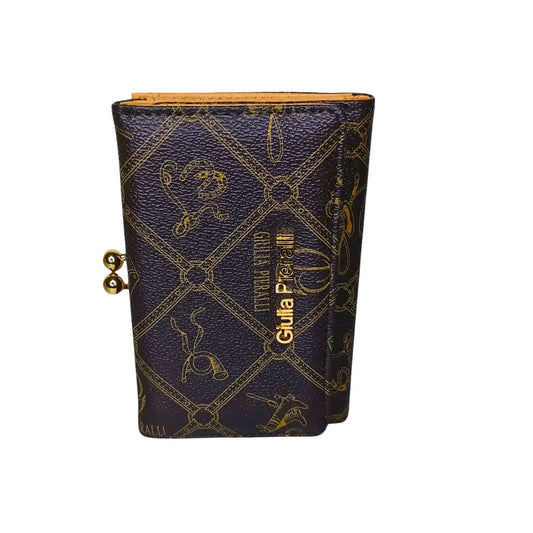 Brown Leather Hand Wallet - MS-1116 - Stile Donna Bags