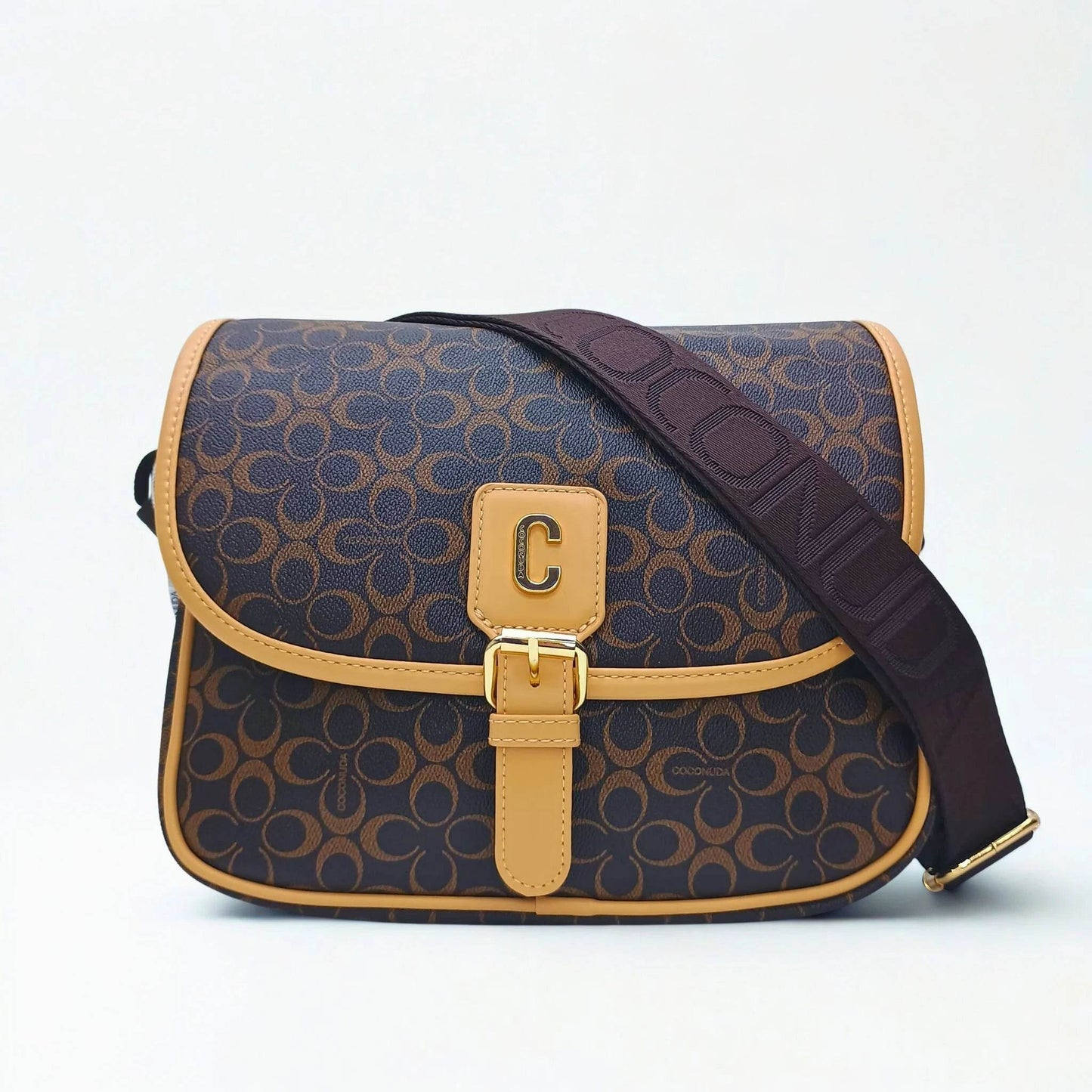 Brown Saddle Bag - MS-4355 - Stile Donna Bags