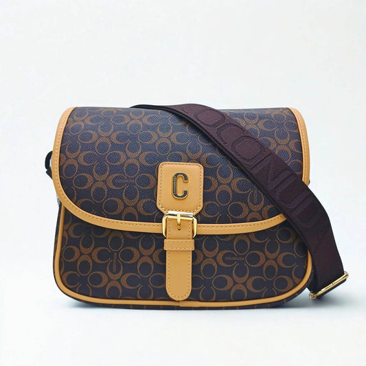 Brown Saddle Bag - MS-4355 - Stile Donna Bags