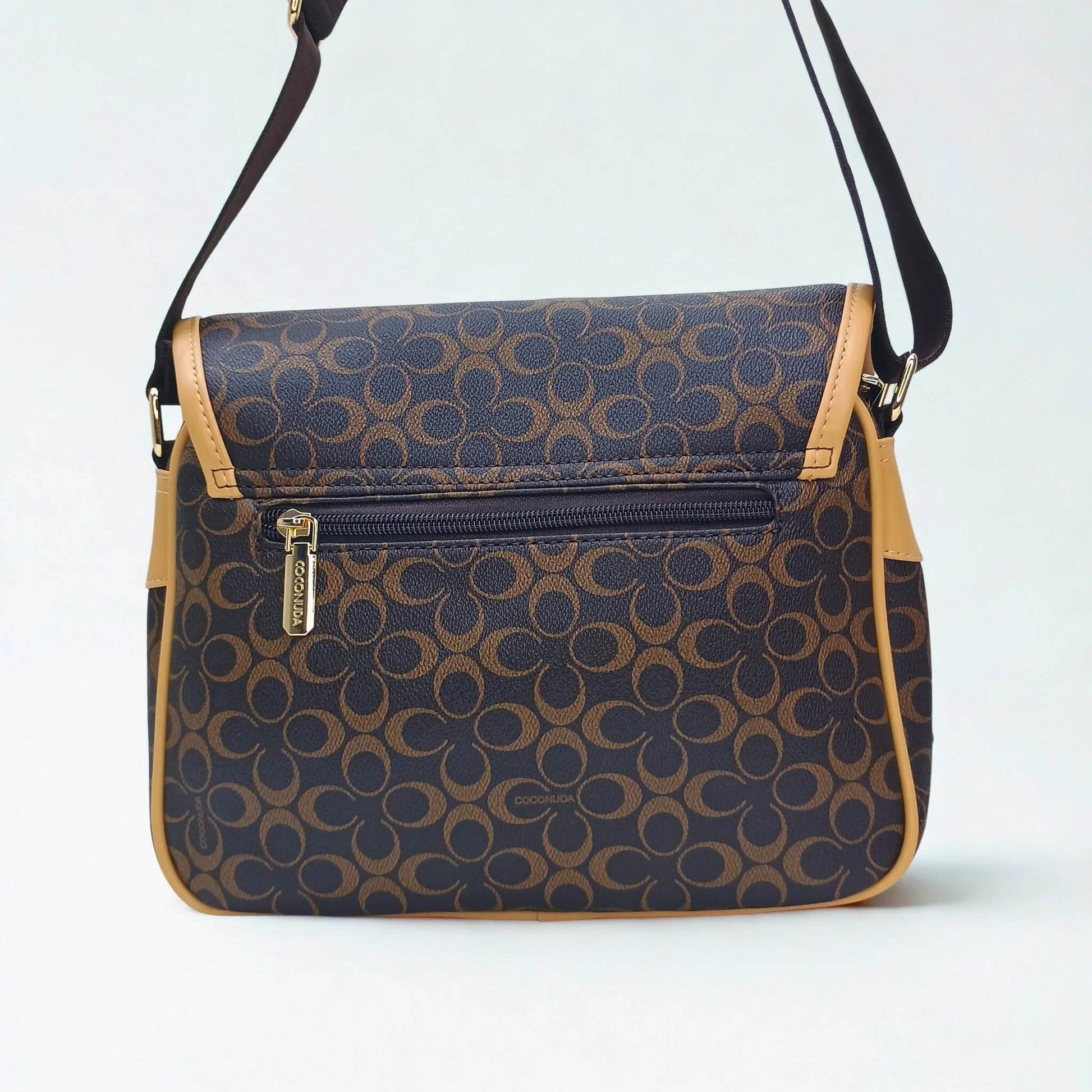 Brown Saddle Bag - MS-4355 - Stile Donna Bags