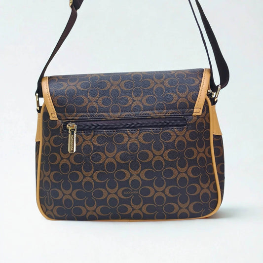 Brown Saddle Bag - MS-4355 - Stile Donna Bags