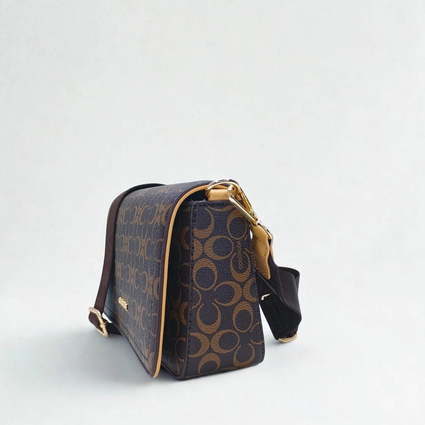 Brown Shoulder Bag - MS-9723 - Stile Donna Bags