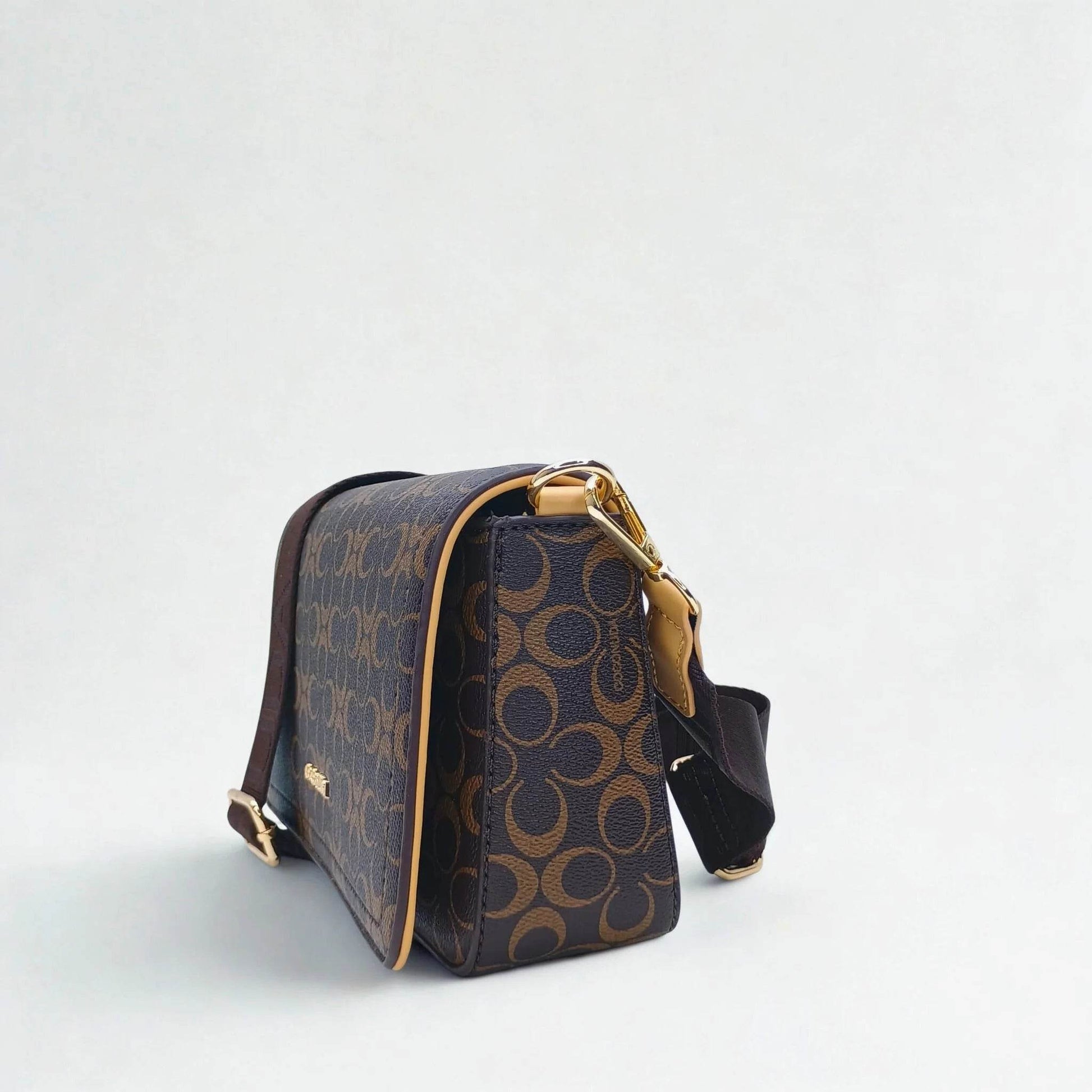 Brown Shoulder Bag - MS-9723 - Stile Donna Bags