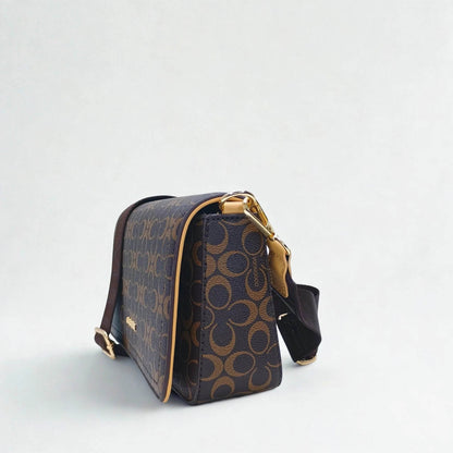 Brown Shoulder Bag - MS-9723 - Stile Donna Bags