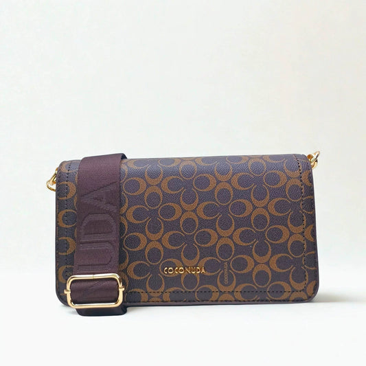 Brown Shoulder Bag - MS-9723 - Stile Donna Bags