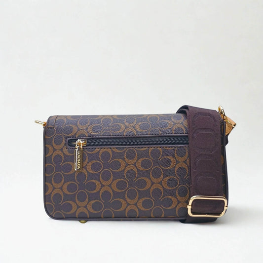 Brown Shoulder Bag - MS-9723 - Stile Donna Bags