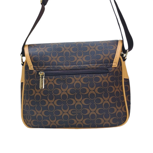 Brown Saddle Bag - MS-4355 - Stile Donna Bags