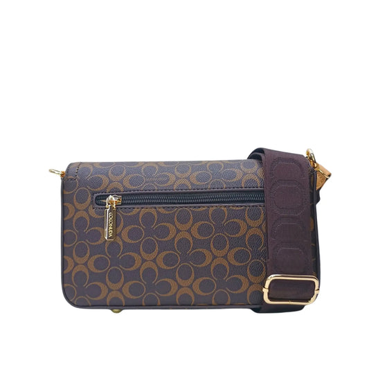 Brown Shoulder Bag - MS-9723 - Stile Donna Bags