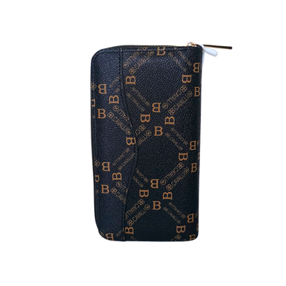 Women’s Hand Purse color Black and gold - wallet
