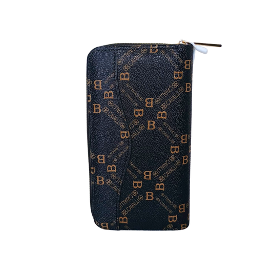 Women’s Hand Purse color Black and gold - wallet