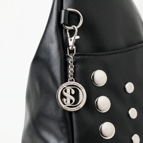 Borsa Grande Con Tracolla Regolabile Silver Dot Stile Mod… | Insieme con accessori | ecopelle | Giallo