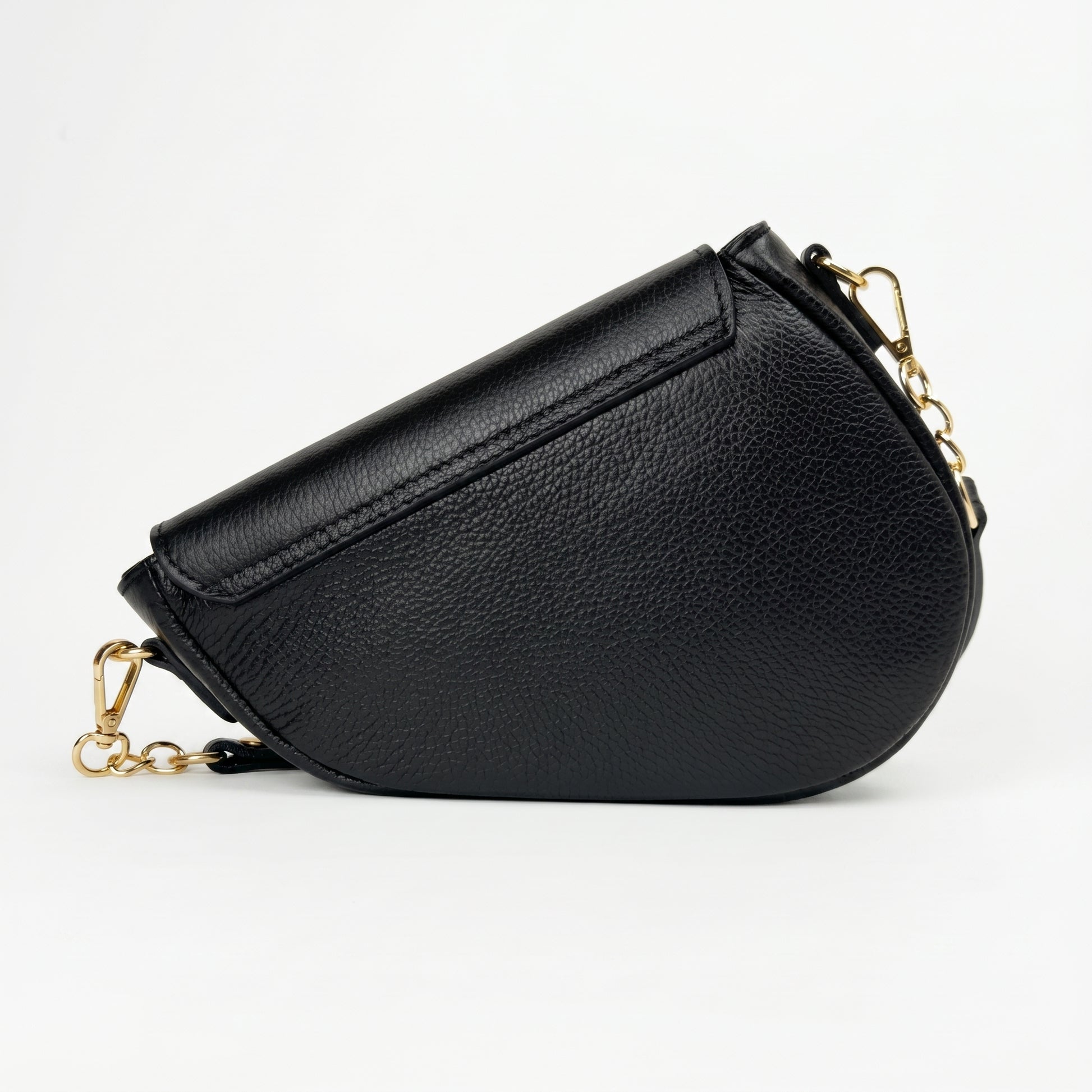 Eliza - Borsa A Tracolla In Vera Pelle Con Chiusura Sicura | Interno e tasche | vera pelle | Verde