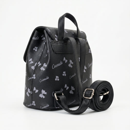 Zaino in pelle di cocco con chiusura magnetica by Stile Donna Bags