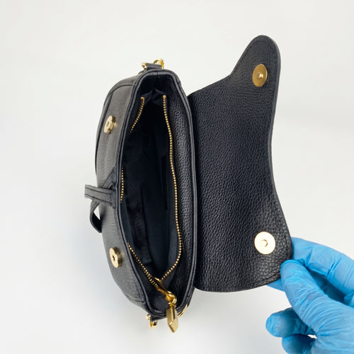 Eliza - Borsa A Tracolla In Vera Pelle Con Chiusura Sicura | Vista dall'alto | vera pelle | Verde