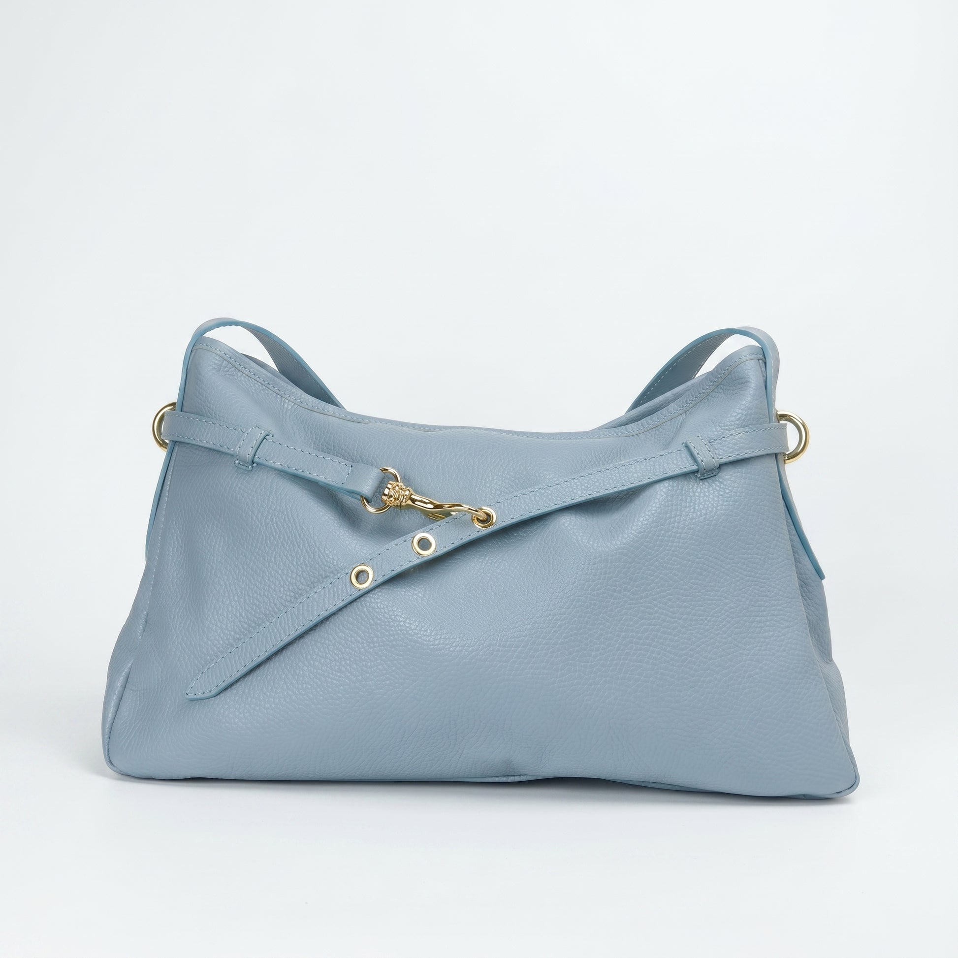 Allicia Borsa a Tracolla in Vera Pelle con Chiusura Cerni… | Interno e tasche | vera pelle | Marrone