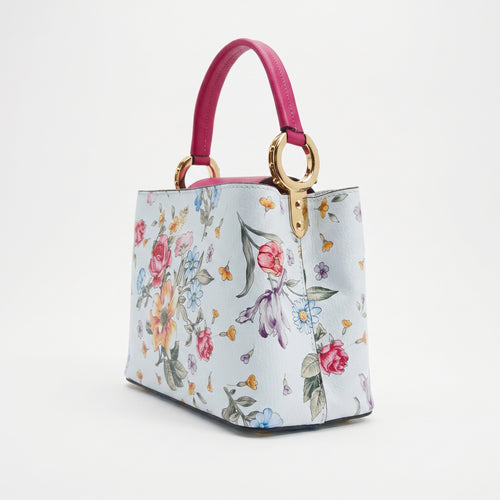 Borsa a Tracolla Rimovibile in Vera Pelle per Donne | Vista dall'alto | vera pelle | Rosa