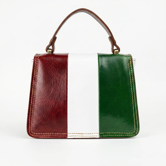 Mini Tower Bag in vera pelle, realizzata in Italia by Stile Donna Bags