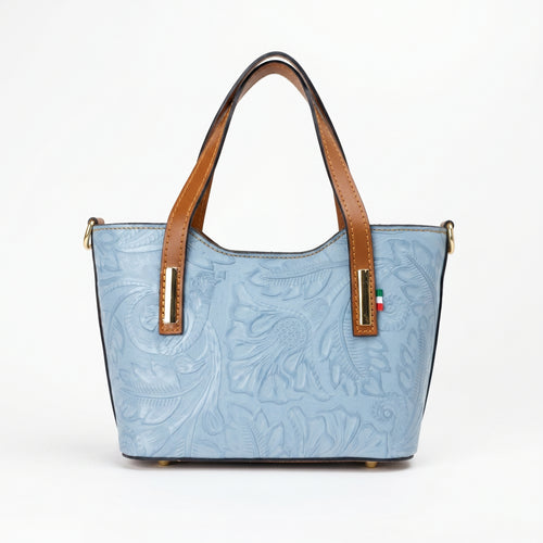 Ark Borsa a Tracolla in Vera Pelle Regolabile Rimovibile … | Vista frontale | vera pelle | Blu