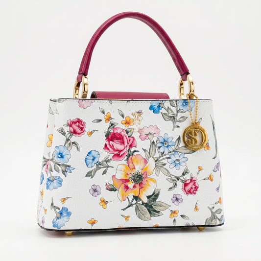 Made in Italy Borsa a Tracolla Rimovibile in Vera Pelle per Donne by Stile Donna Bags