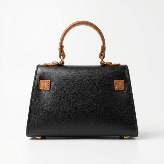 Mini Beky borsa mano vera pelle made in Italy mix colori – vista 3