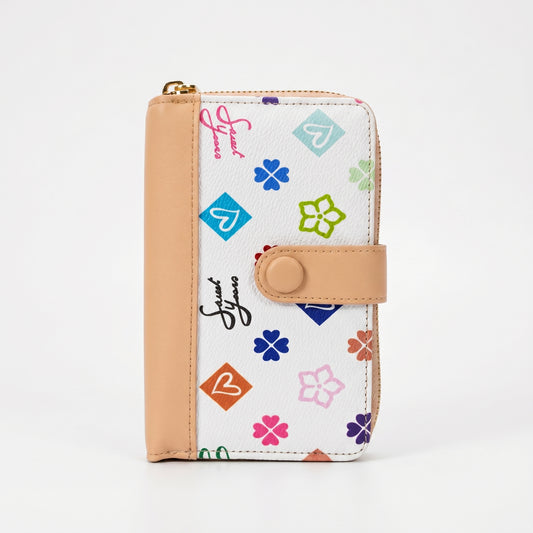 Sweet Years portafoglio donna ecopelle stampa monogram – vista 1