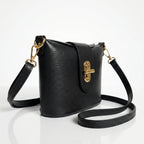Borsa Emma in Vera Pelle con Chiusura a Torsione - Stile Donna Bags