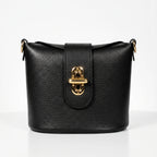 Borsa Emma in Vera Pelle con Chiusura a Torsione - Stile Donna Bags
