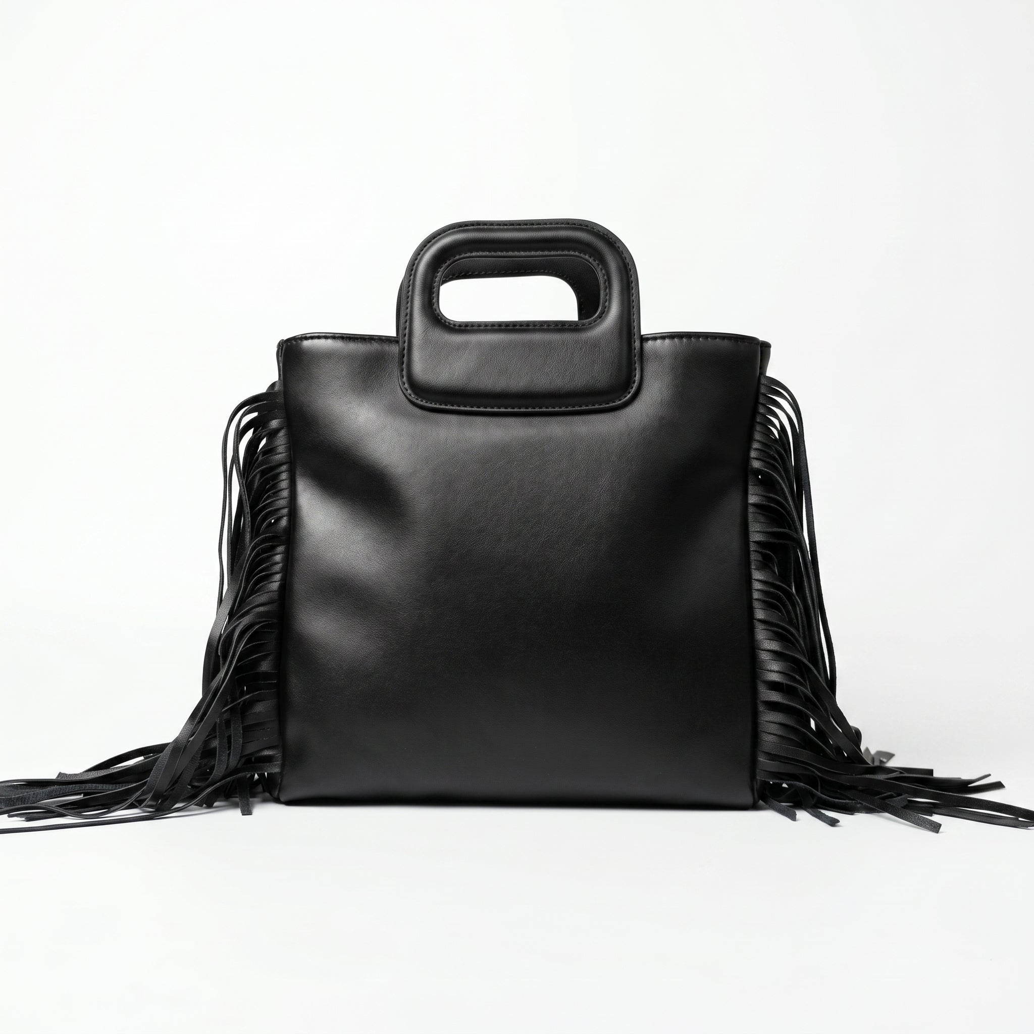 Coconuda Borsa Tote con Frange – Manico Strutturato e Tracolla Removibile