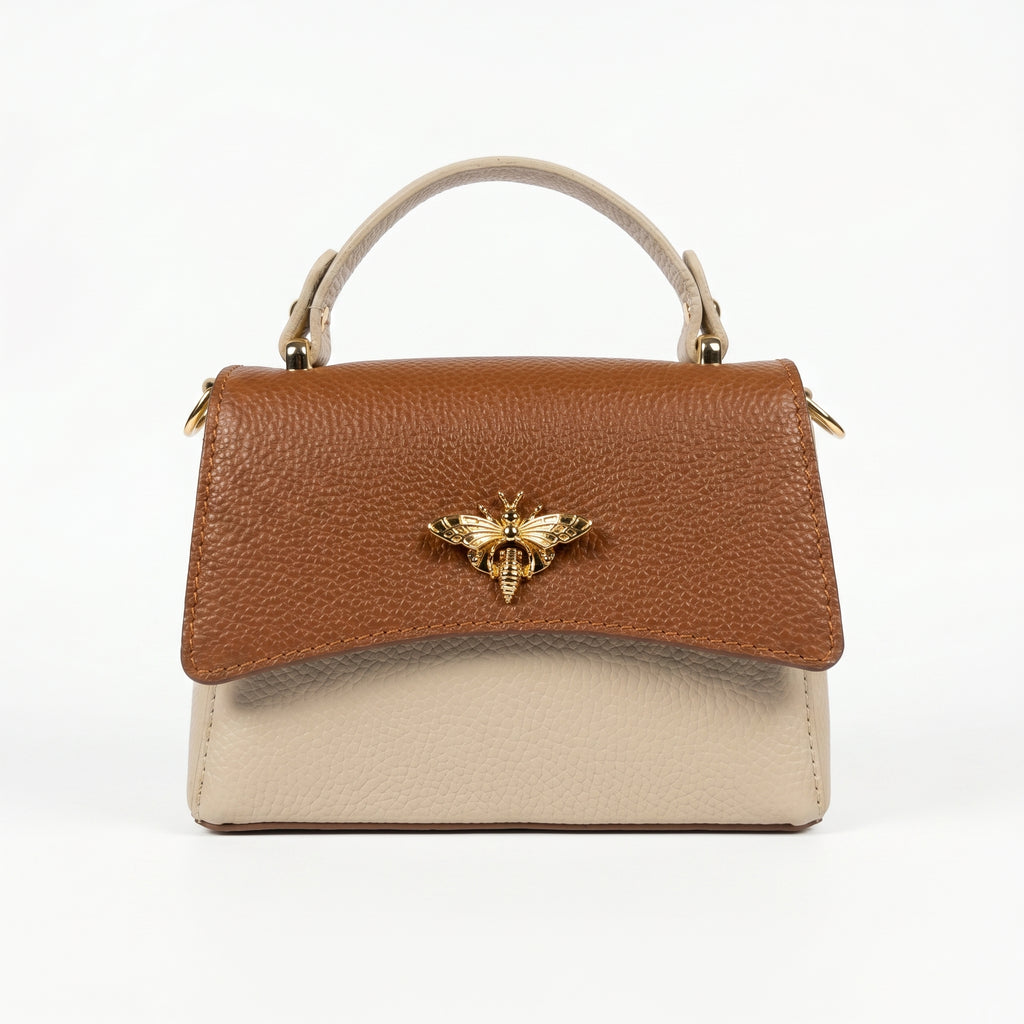 Borsa Farfalla in Vera Pelle Made in Italy - Borsa a mano - Stile Donna Bags