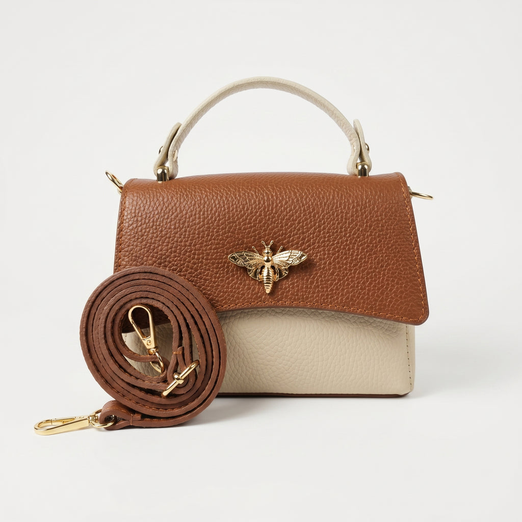 Borsa Farfalla in Vera Pelle Made in Italy - Borsa a mano - Stile Donna Bags