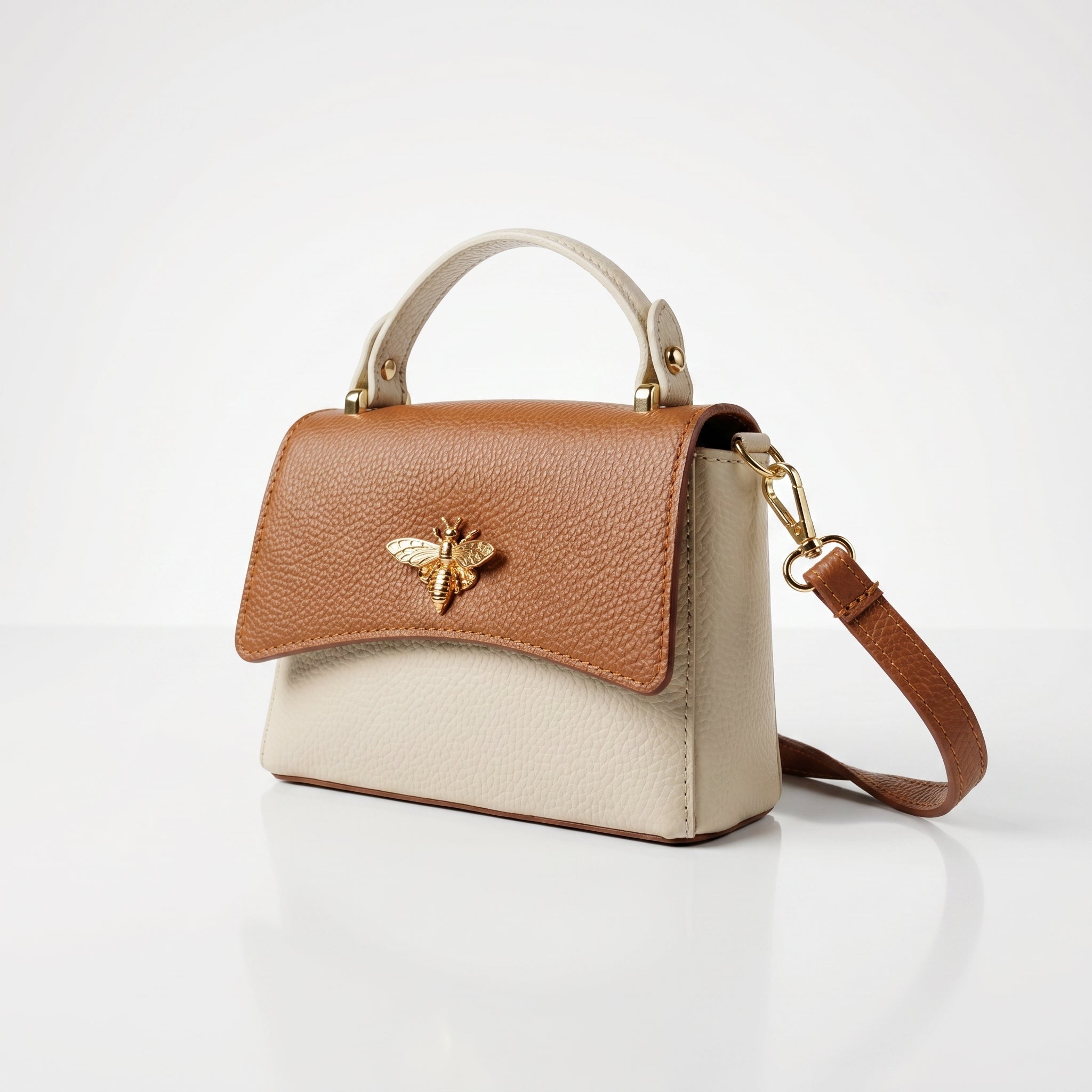 Borsa Farfalla in Vera Pelle Made in Italy - Borsa a mano - Stile Donna Bags