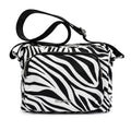 Coconuda Zebra-Nylon-Tasche mit Animalier-Print